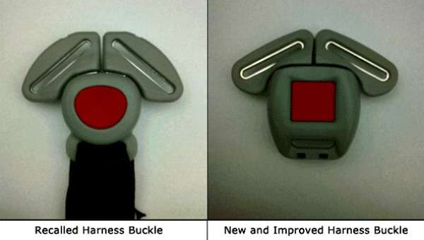 Graco Buckle Recall, original and replacement buckles