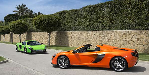 McLaren 650S Coupe and Spider