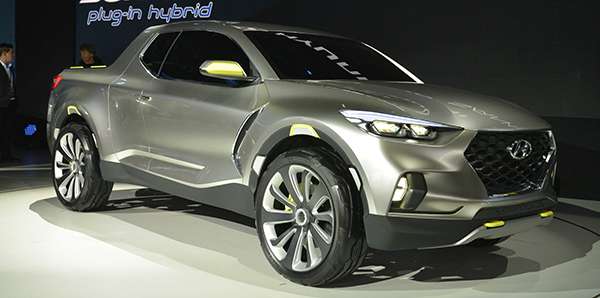 Hyundai Santa Cruz Concept, Santa Cruz Concept, Santa Cruz, Detroit Auto Show, Hyundai, 2015 NAIAS, NAIAS
