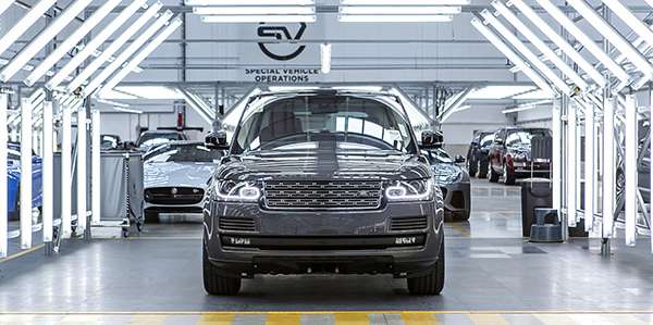 Jaguar Land Rover SVO Manufacturing Facility