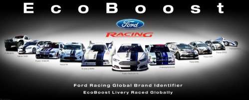Ford Racing's global identifier. Image courtesy of Ford Motor Co. 