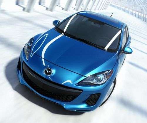 The 2012 Mazda3 5-door has a lower price. Photo courtesy of Mazda.