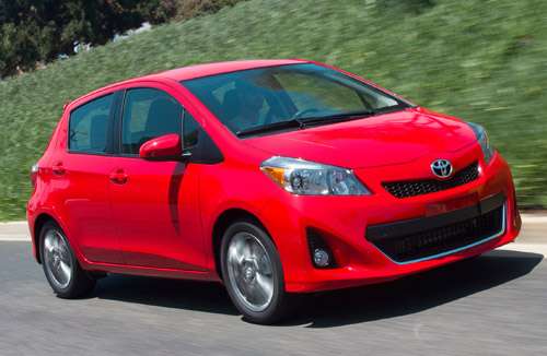 The 2012 Toyota Yaris. Photo courtesy of Toyota. 