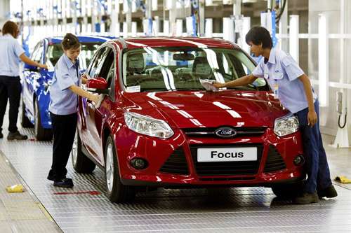 Ford's 350 millionth vehicle rolls off the line in Rayong, Thailand. Photo court