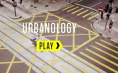 The launch page of BMW's Urbanology game