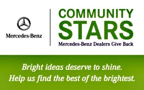 The Mercedes Benz Community Stars emblem, courtesy of MBUSA