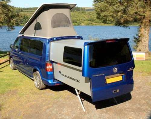 volkswagen transporter camping