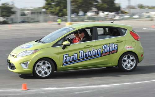 Ford Driving Skills for Life in LA. Image courtesy of Ford.