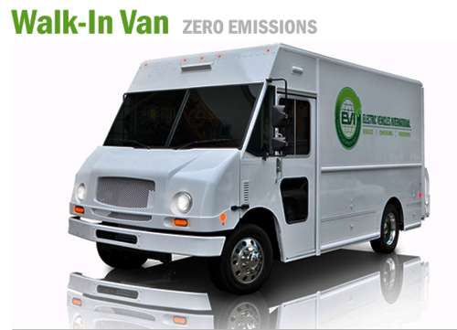 The EVI Walk-In Van from the firm's website.