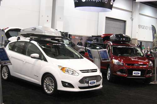 The Ford C-Max & Escape at SIA. Photo © 2013 by Don Bain
