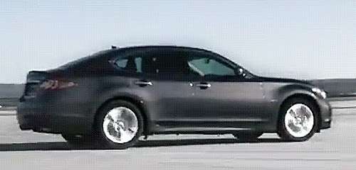 The 2012 Infiniti M Hybrid from the YouTube video...