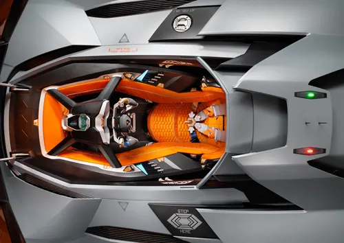 The Egoista cockpit (top view)