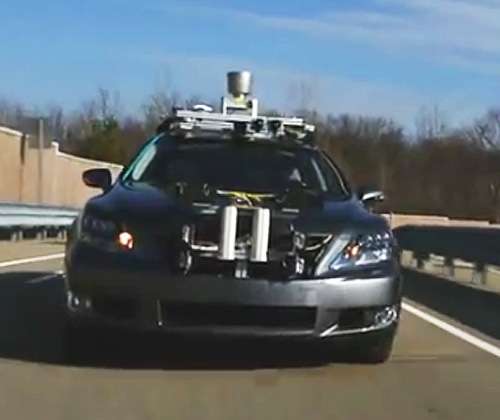 The Lexus Advanced Active Safety Research Vehicle. Image from YouTube vid.