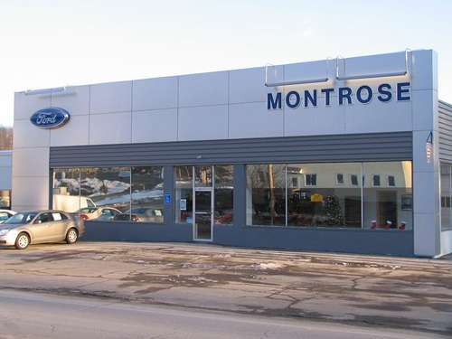 The Montrose PA Ford Dealer. Public domain image from Wikimedia. 