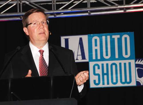 Toyota Motor Sales President and CEO Jim Lentz delivers MPG keynote address at t