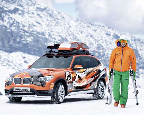 The BMW X1 K2 Powder Ride concept. Image courtesy of BMW. 