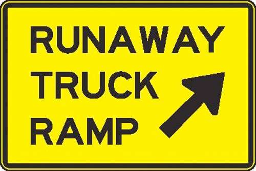 A sign mfg.and sold by CenterLineSupply.com for use by highway departments. 