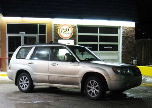 My freind's 2006 Subaru Forester. Photo © 2013 by Don Bain