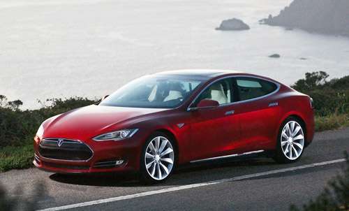 The Tesla Model S from the manufacturer site. 