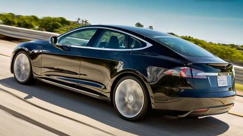 The Tesla S. An image from the brand's public gallery. 