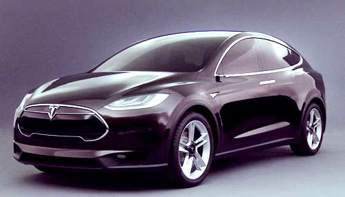 An image of the TeslaX from the public website. 