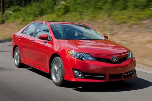 The 2012 Toyota Camry, top selling car in U.S. 9 of 10 years. 