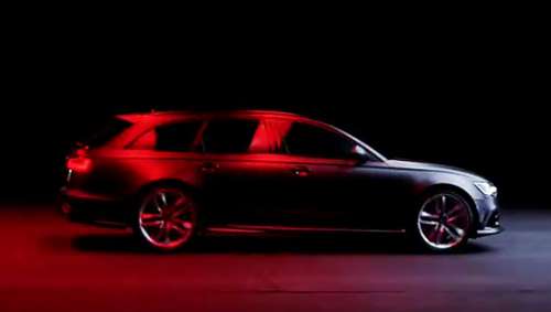 The Audi RS6 Avant  Image from the YouTube video. 