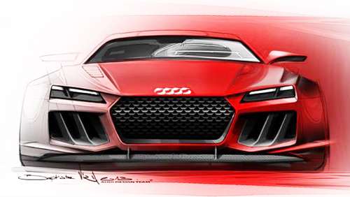The Audi Quattro Sports Concept. Image courtesy of Audi Europe