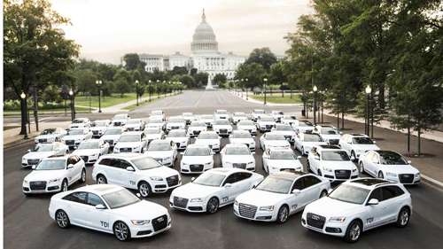 Audi TDI models at the Capitol