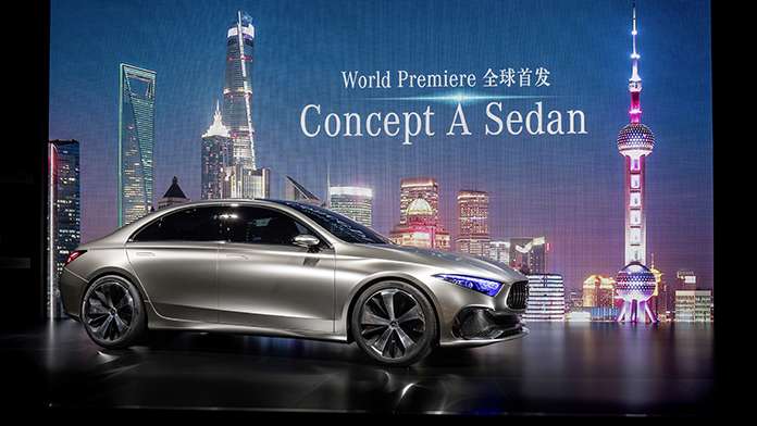 Mercedes-Benz Concept A Sedan at Shanghai