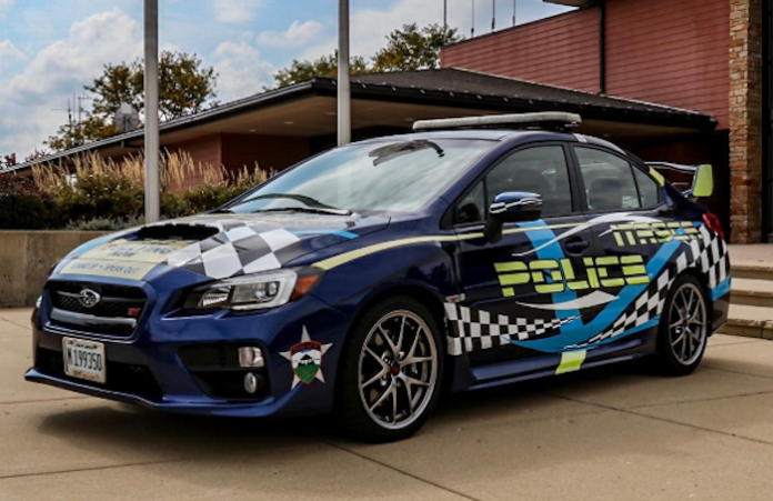 2018 Subaru WRX STI, Itasca police