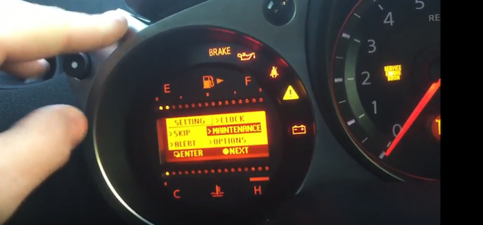 370z cruise control light blinking