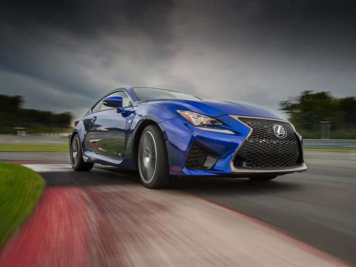 Lexus RC and LC cars drop to near zero sales. 