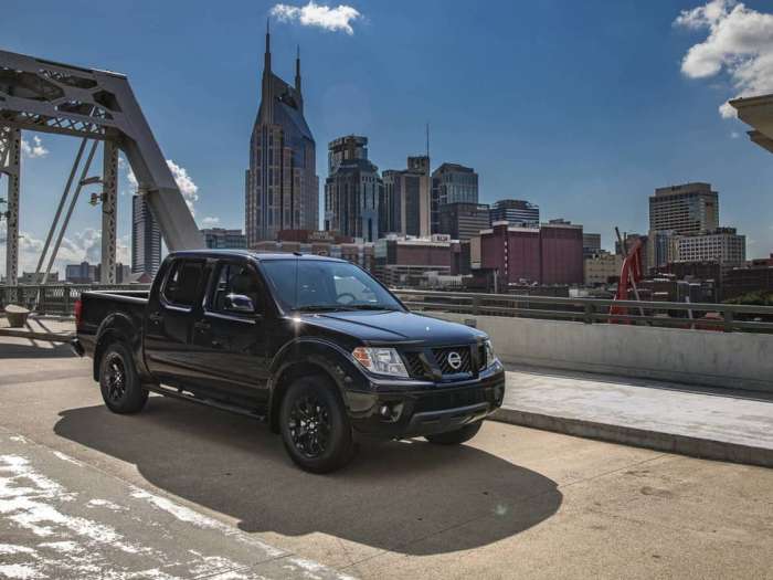 2018 Nissan Frontier SV Crew Cab 4X4, Midnight Edition, Review, specs, features