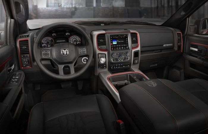 2018 Ram 1500 truck interior