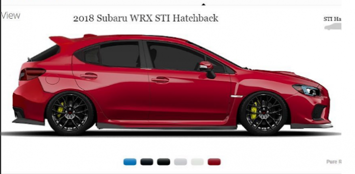 2018 Subaru WRX STI, 2018 WRX, WRX STI 5-Door, WRX STI hatch. WRX STI 5-Door 