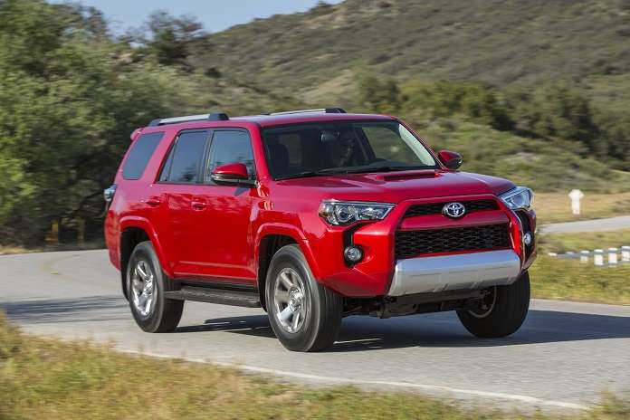 Toyota Tundra, Tacoma, 4 Runner are best 2018 models for resale value.