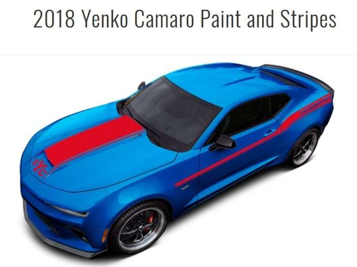 2018 Yenko/SC Camaro Stage II