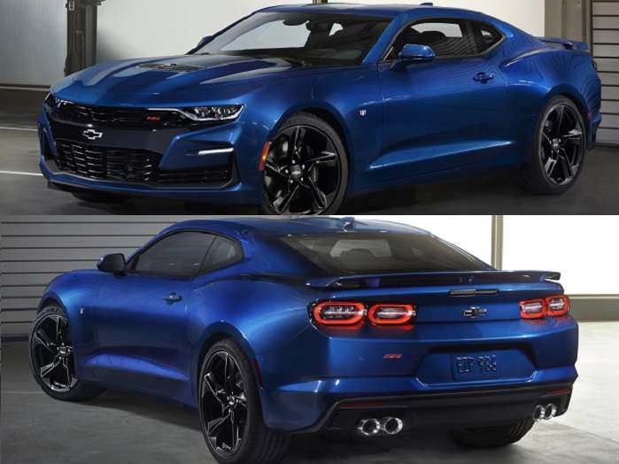 2019 Camaro SS Front and Rear