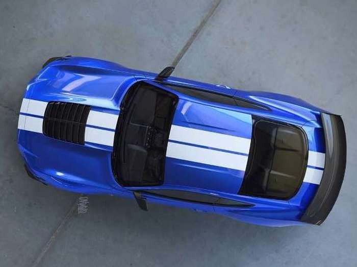 2020 Ford Mustang Shelby GT500 Overhead Teaser