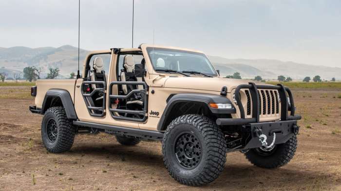 2020 Jeep Gladiator XMT Concept vehicle