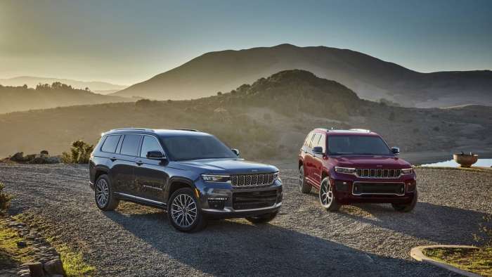 2021 Jeep Grand Cherokee L Summit Reserve and 2021 Jeep Grand Cherokee L Overland 