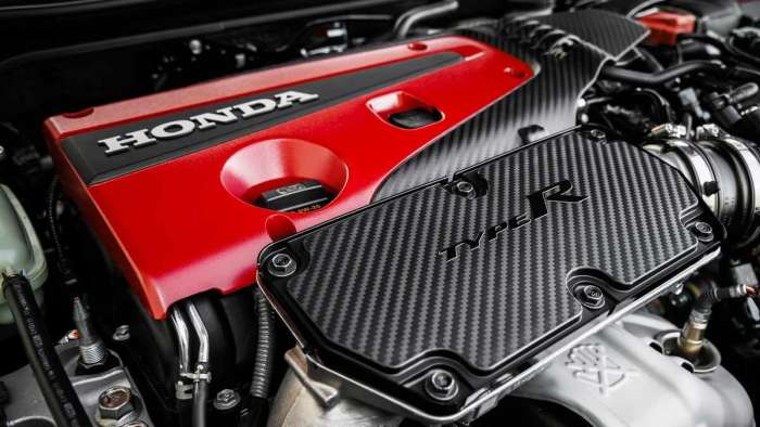 2023 Civic Type R engine image courtesy  of Honda