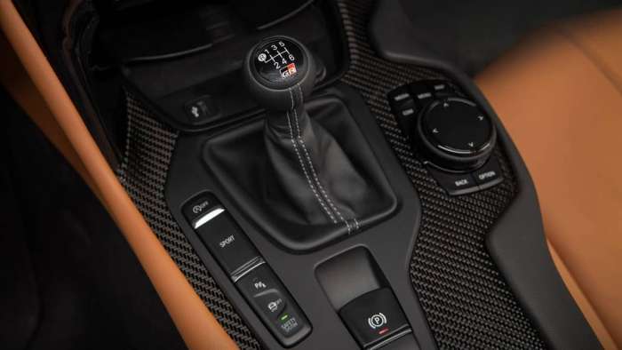 Image of manual transmission in GR Supra courtesy of Toyota