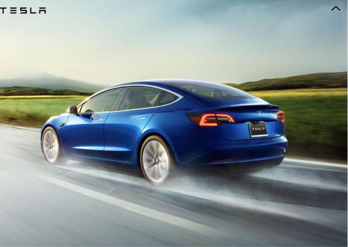 Tesla Model 3 Takes to Interstate via Tesla Media