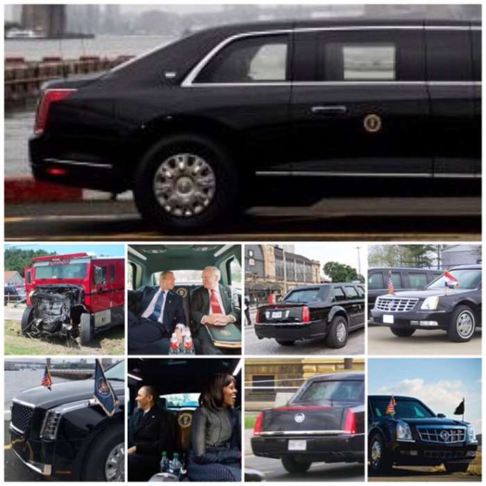 3 Generations of Cadillac US Presential State Cars Back to the GW Bush Adminstration