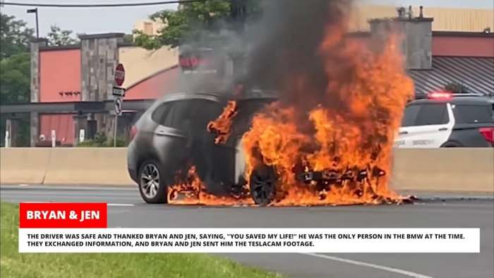 BMW On Fire