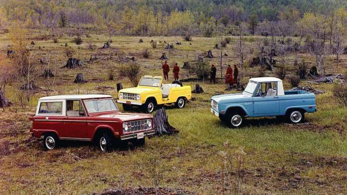 1960s, first generation Ford Bronco