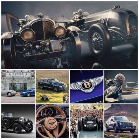 Bentley’s Heritage from Spped Six to Bentayga Courtesy Bentley Media