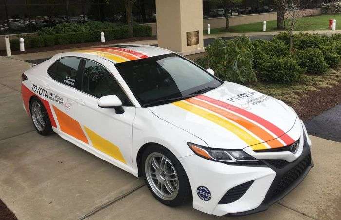 Toyota enters Camry in One Lap Of America. 